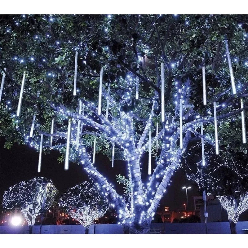 Tubos de LED com 8 Bastões para enfeites de natal - Cascata LED