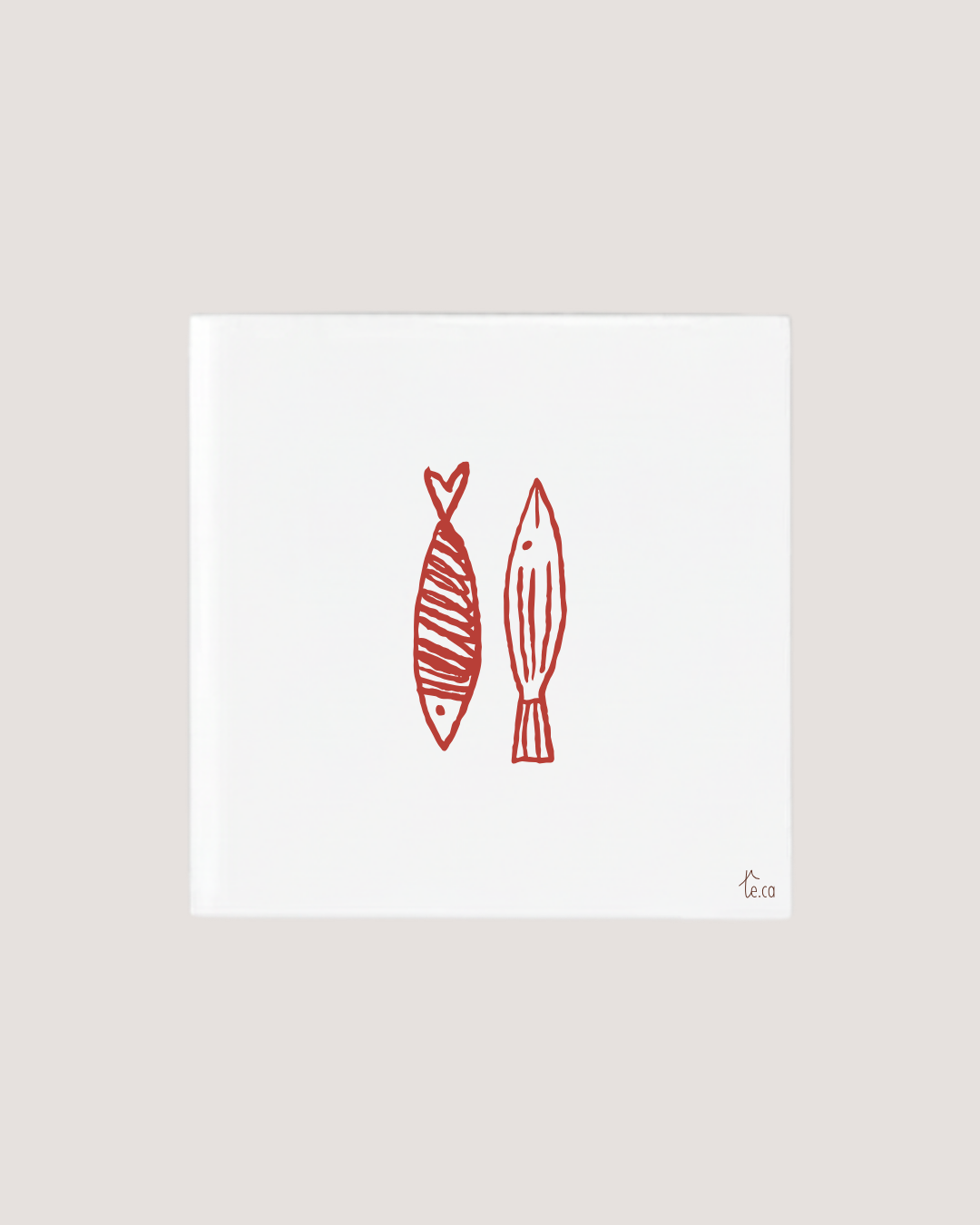 Azulejo Decorativo - Sardinha
