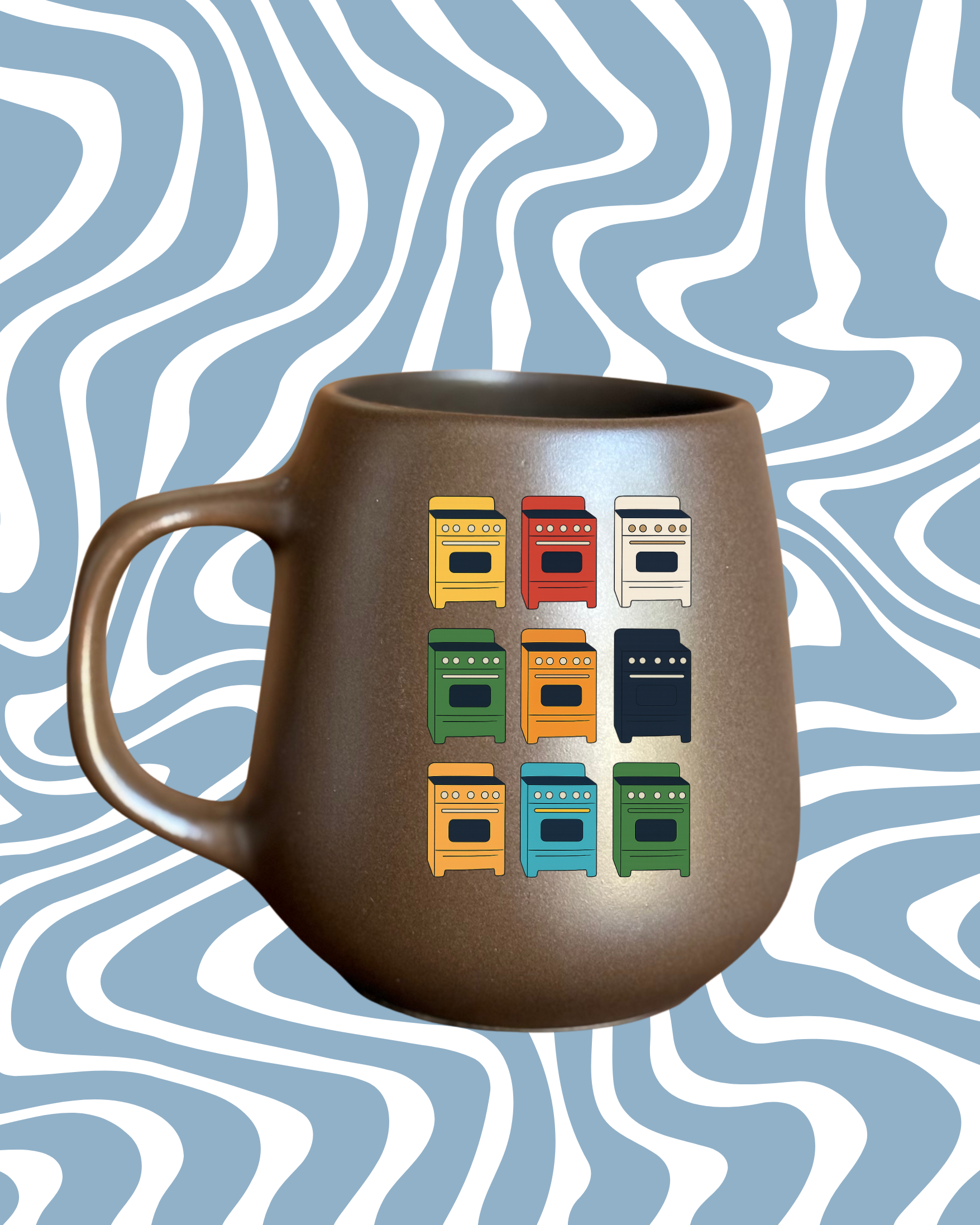 Caneca de porcelana fosca - Fogões