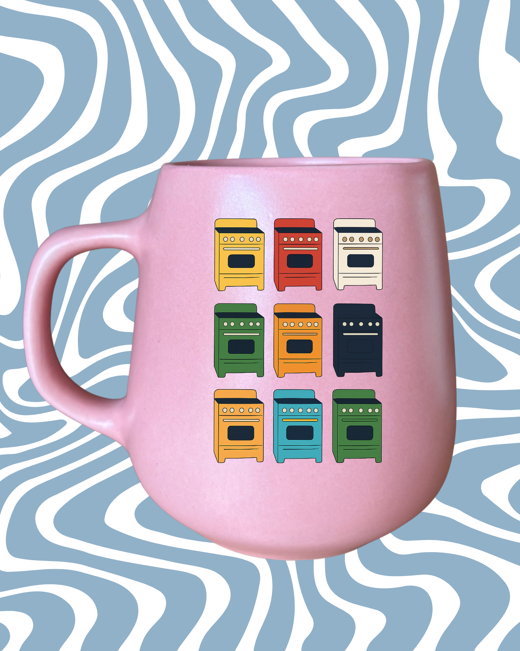 Caneca de porcelana fosca - Fogões