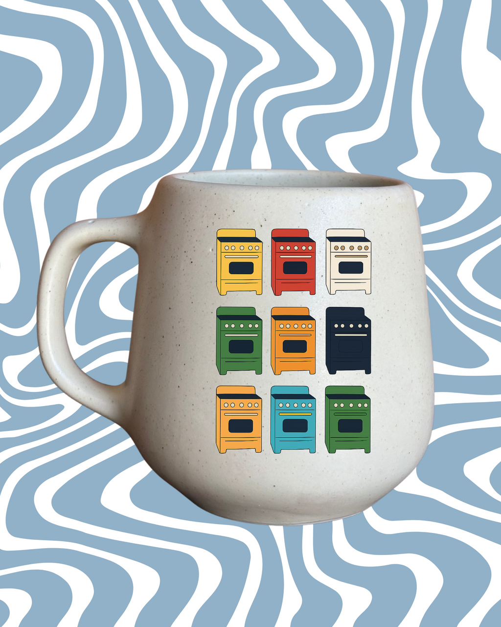 Caneca de porcelana fosca - Fogões