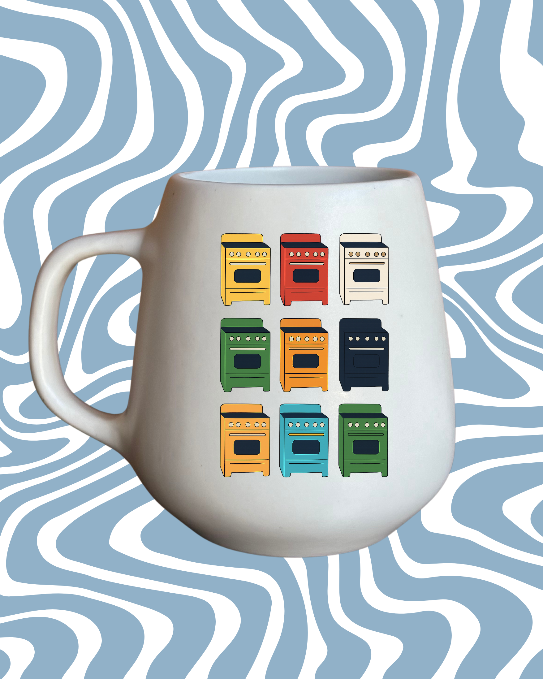 Caneca de porcelana fosca - Fogões