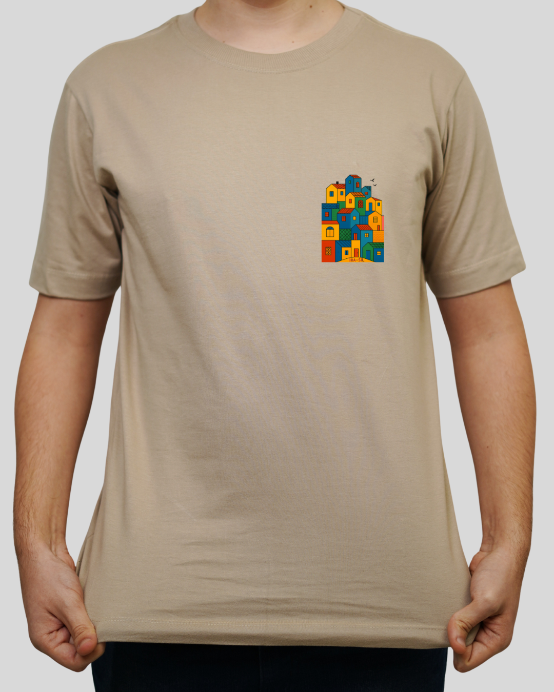 Camiseta Masculina - Casinhas do Brasil