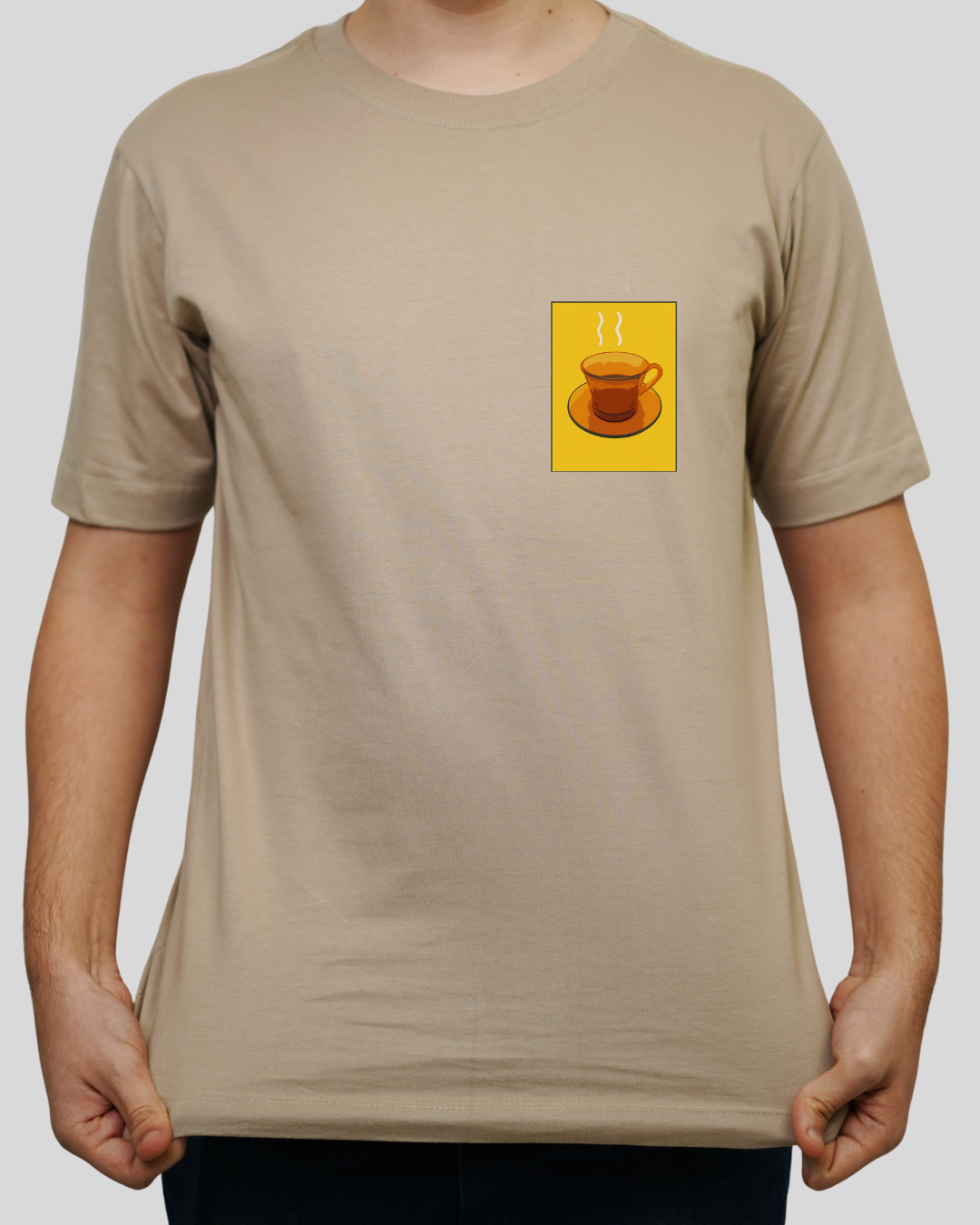Camiseta Masculina - Xícara Ambar