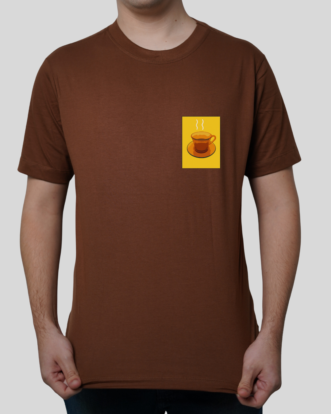 Camiseta Masculina - Xícara Ambar