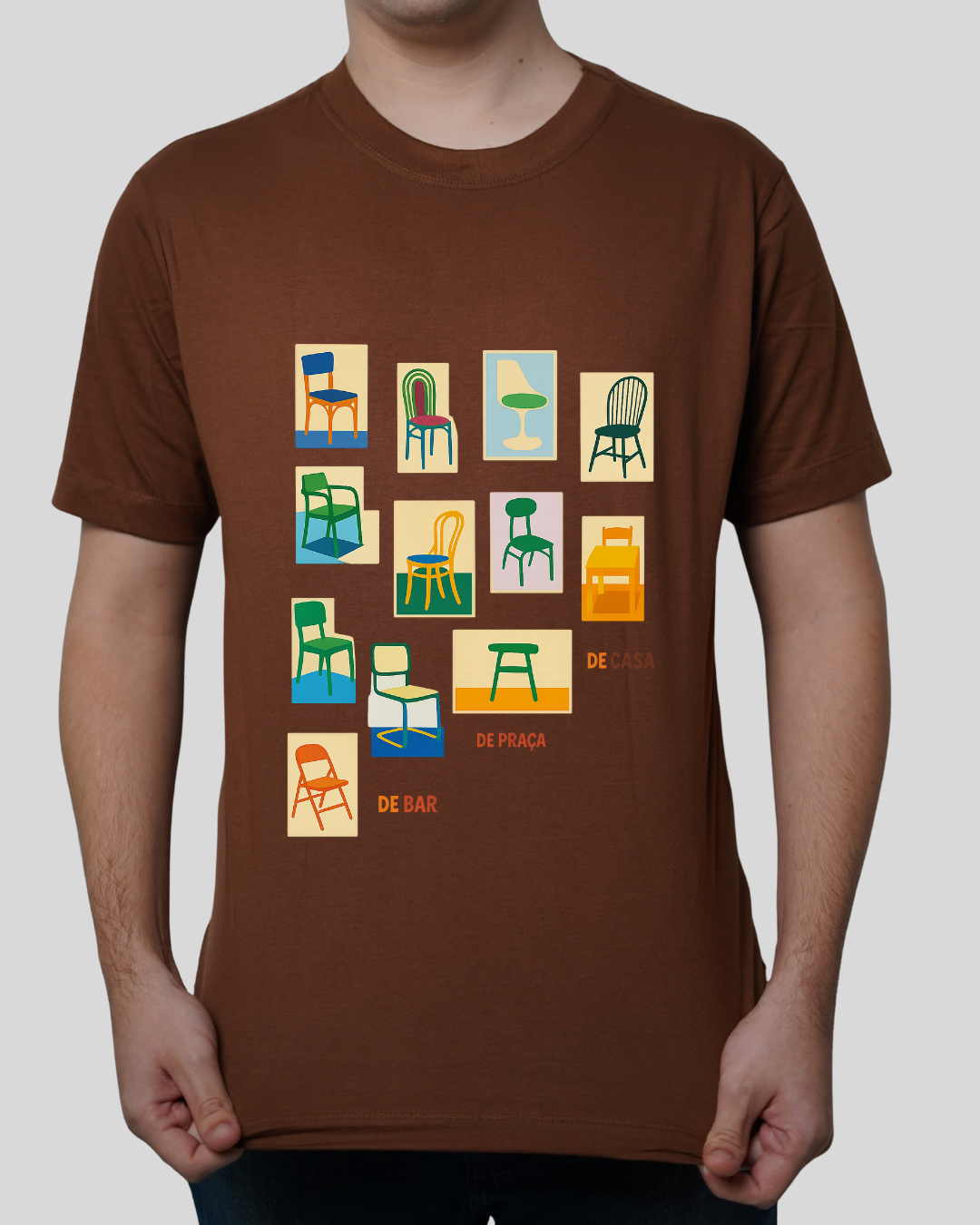 Camiseta Masculina - Cadeirinhas