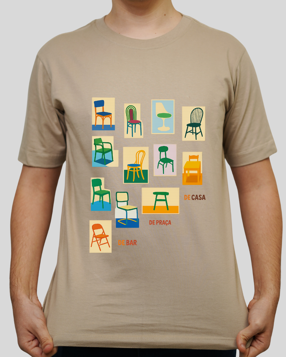 Camiseta Masculina - Cadeirinhas