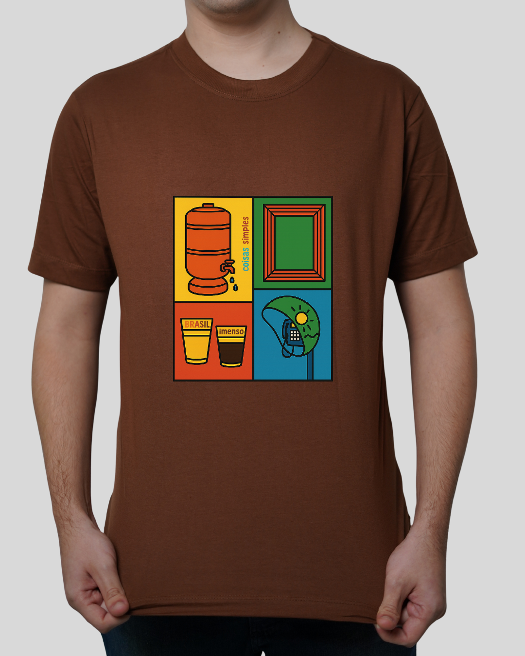 Camiseta Masculina - Brasil Imenso
