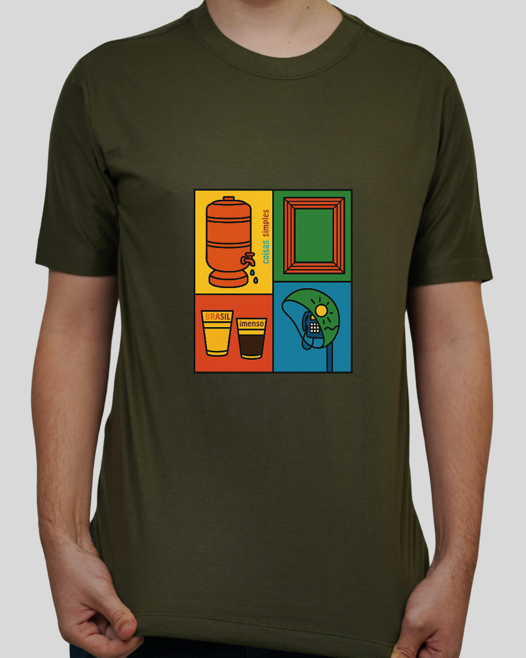 Camiseta Masculina - Brasil Imenso