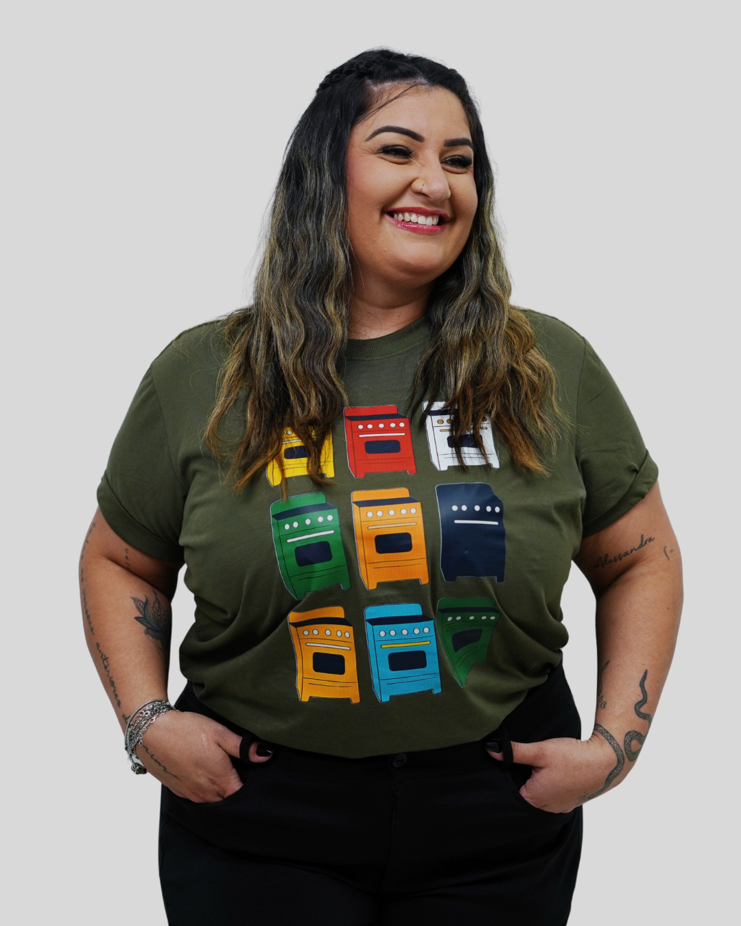 Camiseta Feminina - Fogões