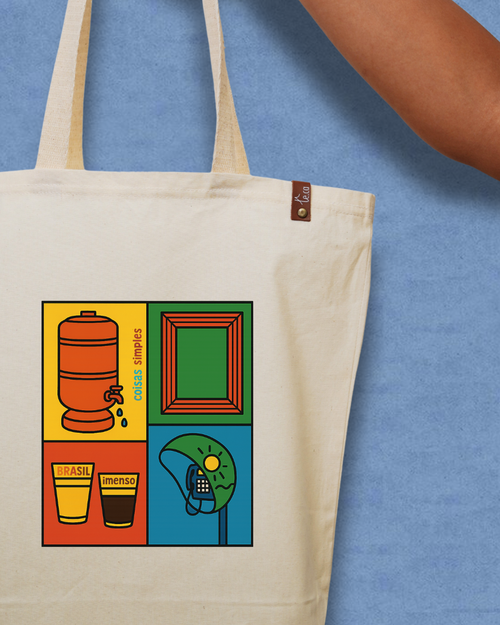 Bolsa teca Ecobag - Brasil Imenso