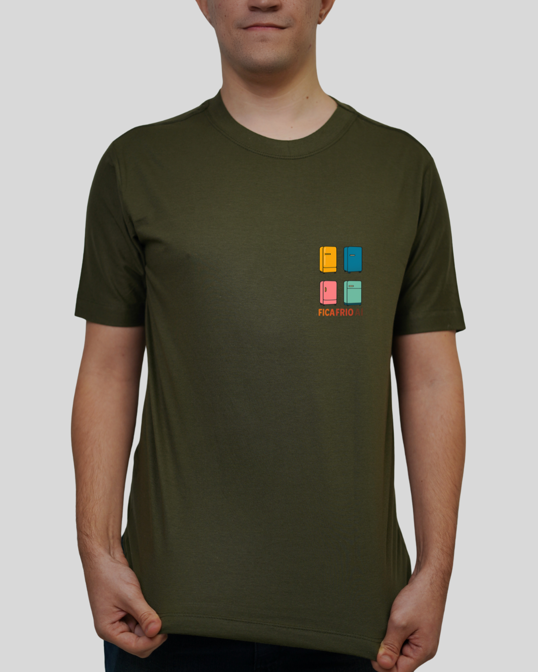 Camiseta Masculina - Fica Frio Aí