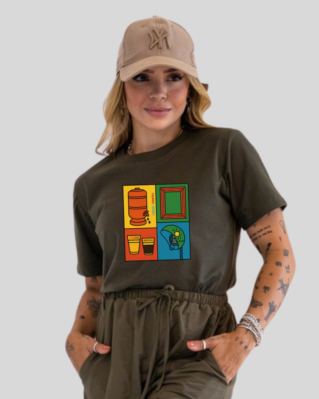 Camiseta Feminina - Brasil Imenso