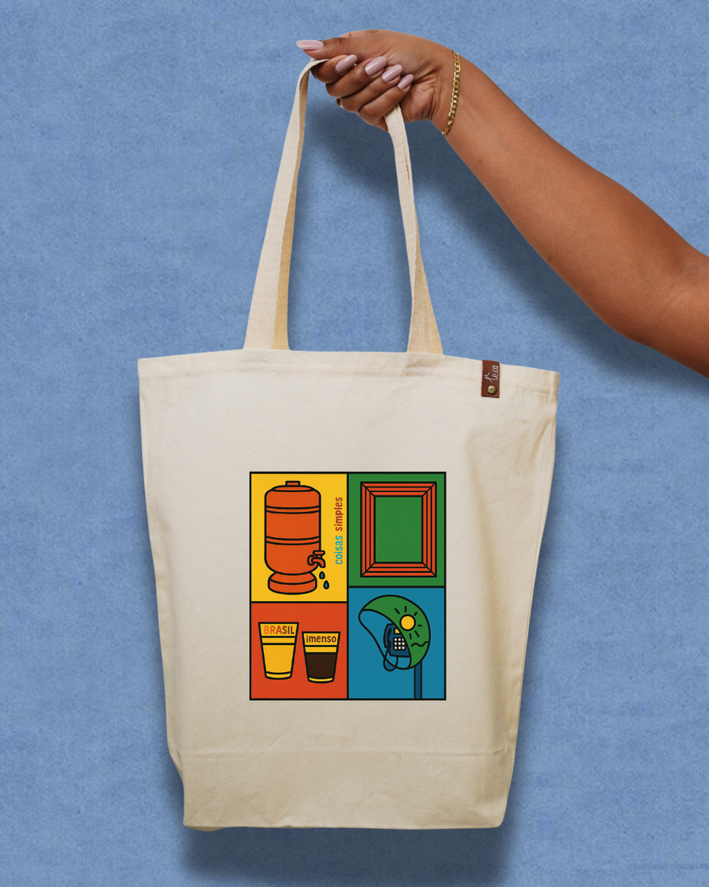 Bolsa teca Ecobag - Brasil Imenso
