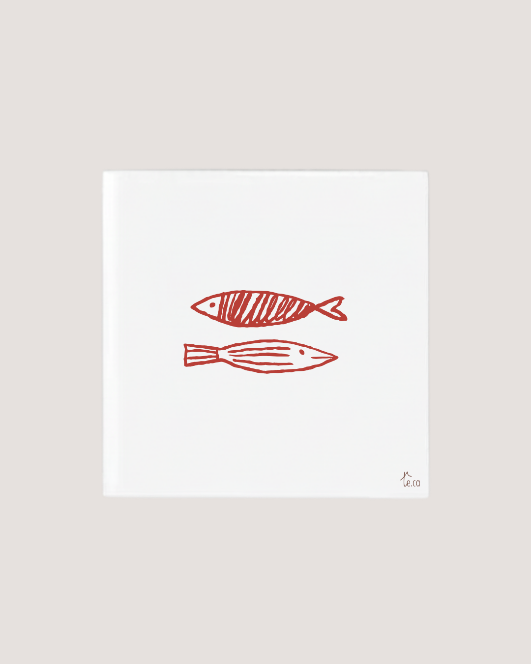 Azulejo Decorativo - Sardinha