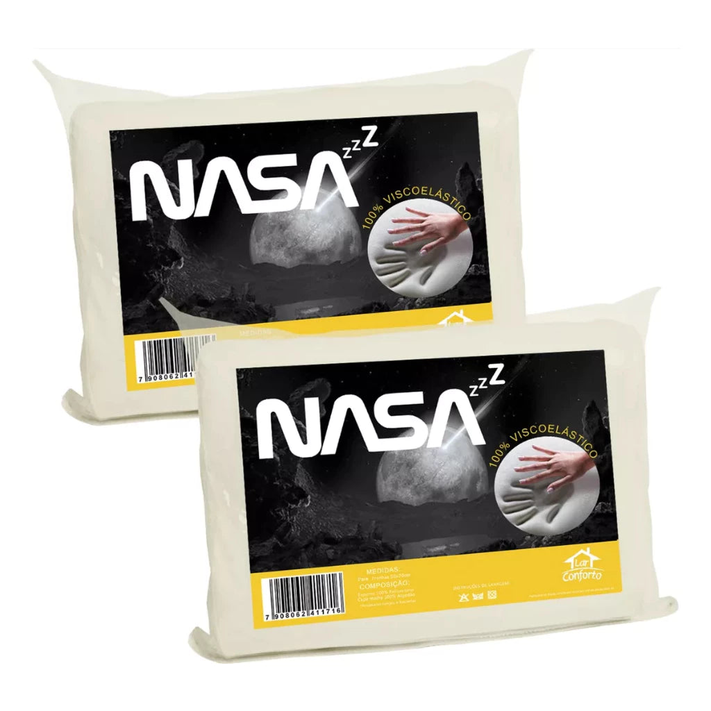 Travesseiro Nasa Viscoelástico Termossensível – 14 cm