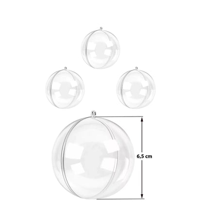 Kit de Esferas Acrílicas de 6,5 cm