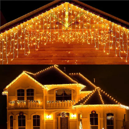 Cascata com 400 Led's e 10m - Decoração de Natal