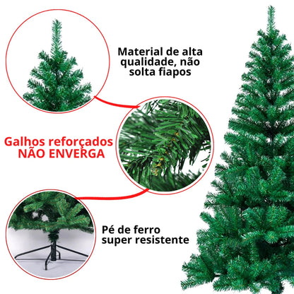 Arvore Natal Grande Pinheiro - 90cm, 120cm, 150cm ou 180cm