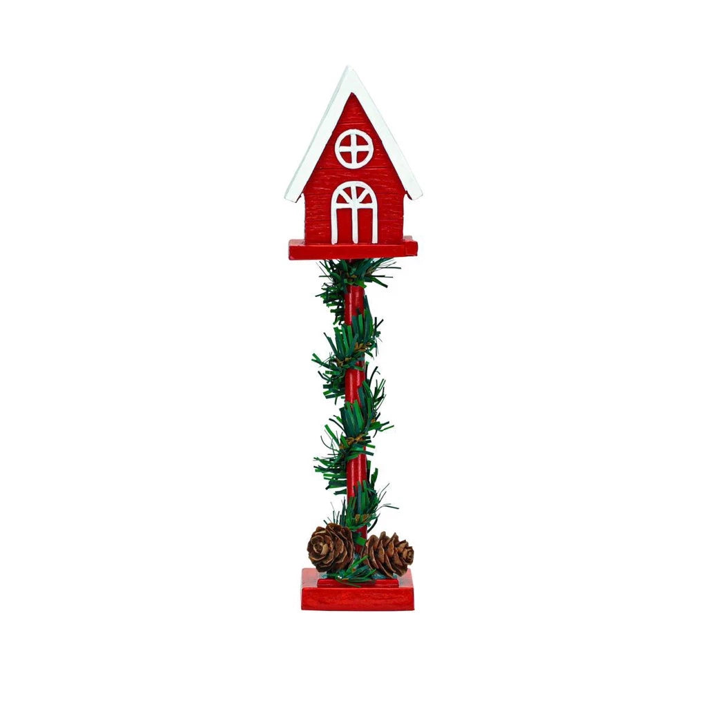 Poste para decoração de Natal Enfeite Natalino 18cm